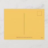 七面鳥と全てのフィクシン、感謝おもしろいの鳥 シーズンポストカード (裏面)