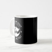 七面鳥と鹿の狩りハンター コーヒーマグカップ (正面左)