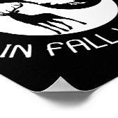 七面鳥と鹿の狩りハンター ポスター (角)