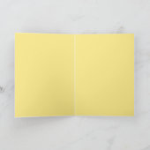 「七面鳥のドレス、面白い感謝祭のカード」 カード (内部)