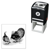 七面鳥のブロッド・ブロンズ セルフインキングスタンプ (インサイチュ)