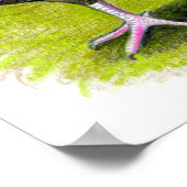 七面鳥のブロッド・ブロンズ ポスター (角)