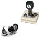 七面鳥のブロッド・ブロンズ ラバースタンプ (押印)