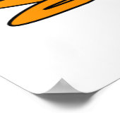 七面鳥のポスターカスタマイズ ポスター (角)