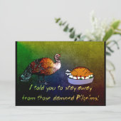 七面鳥の哀歌 招待状 (スタンド正面)