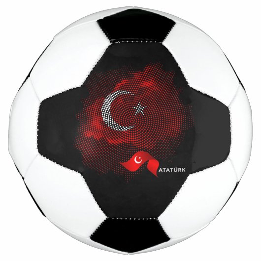 七面鳥の国旗 サッカーボール (正面)