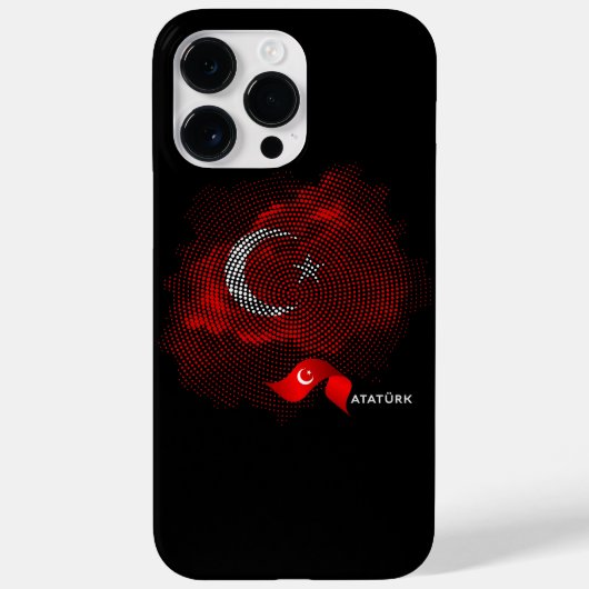 七面鳥の国旗 Case-Mate iPhoneケース (裏面)