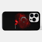 七面鳥の国旗 iPhoneケース (裏面横)