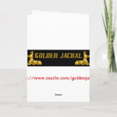 七面鳥の夕食とカナダの感謝祭を楽しむ シーズンカード (裏面)