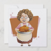 七面鳥の夕食会 招待状 (正面)