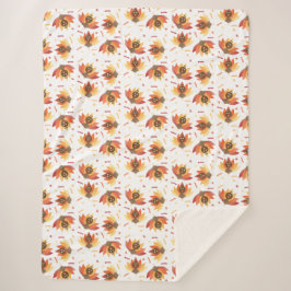 七面鳥の感謝パターンをゴブルカラフル シェルパブランケット