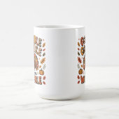 七面鳥の感謝祭をぐらつかせるまでゴブル コーヒーマグカップ (中央)