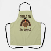 七面鳥の感謝祭をクールぐらつかせる エプロン (正面)