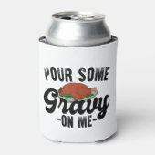 七面鳥の感謝祭ディナーに肉汁を注ぐ 缶クーラー (缶正面)