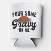 七面鳥の感謝祭ディナーに肉汁を注ぐ 缶クーラー (正面)