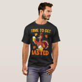 七面鳥の感謝祭ビールを飲む時間 Tシャツ (正面フル)