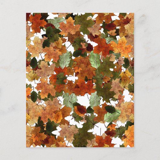 七面鳥の感謝祭与え感謝していディナー チラシ (裏面)