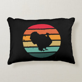 七面鳥の感謝祭動揺してヴィンテージ アクセントクッション