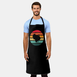 七面鳥の感謝祭動揺してヴィンテージ エプロン