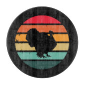 七面鳥の感謝祭動揺してヴィンテージ カッティングボード (正面)