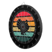 七面鳥の感謝祭動揺してヴィンテージ ダーツボード (正面右)