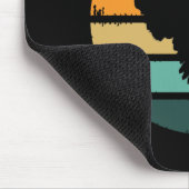 七面鳥の感謝祭動揺してヴィンテージ マウスパッド (コーナー)