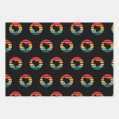 七面鳥の感謝祭動揺してヴィンテージ ラッピングペーパーシート (正面)