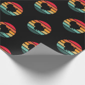 七面鳥の感謝祭動揺してヴィンテージ ラッピングペーパー (角)