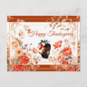 七面鳥の感謝祭 シーズンポストカード (正面)
