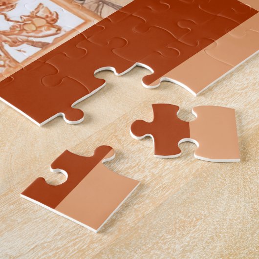 七面鳥の感謝祭 ジグソーパズル (側面)