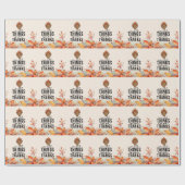 七面鳥の感謝祭 ラッピングペーパー (フラット)