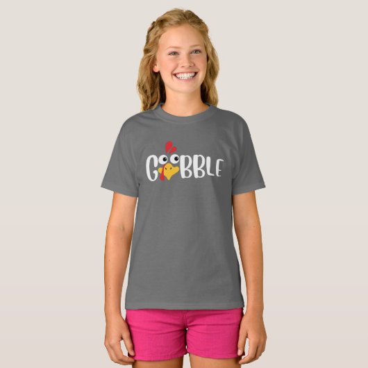 七面鳥の感謝祭 Tシャツ (正面フル)