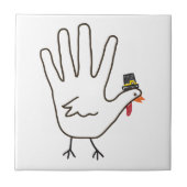 七面鳥の手 タイル (正面)