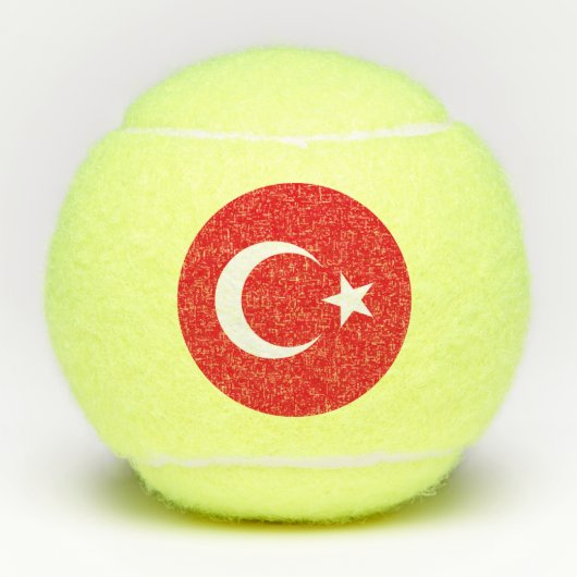 七面鳥の旗 テニスボール (正面)