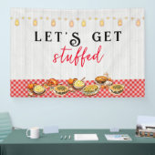 七面鳥の日の友情と感謝祭ディナー 横断幕 (トレードショー)