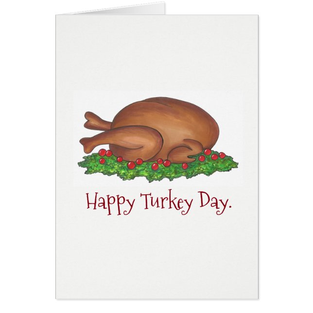 七面鳥の日幸せな感謝祭ディナープラッターフード (正面)