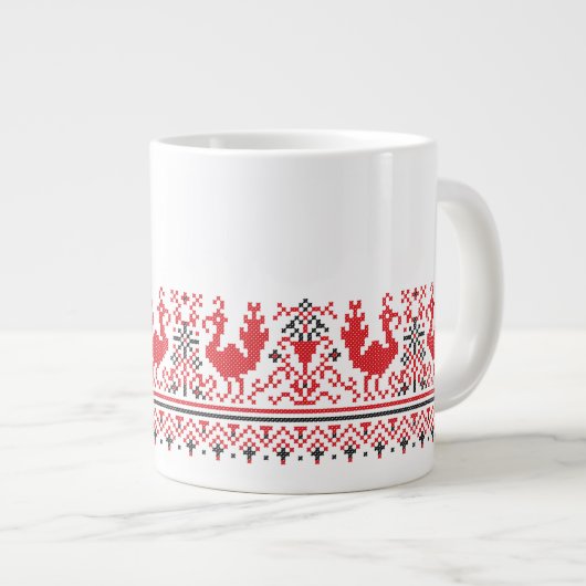 七面鳥の日 ジャンボコーヒーマグカップ (正面右)