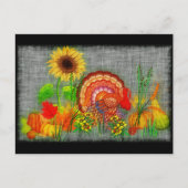 七面鳥の日 ポストカード (正面)