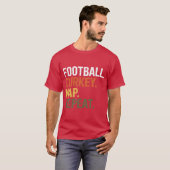 七面鳥の昼寝を繰り返す 感謝祭のギフト コスチューム 脚 Tシャツ (正面フル)