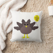 七面鳥の時間の感謝枕 クッション (ブランケット)