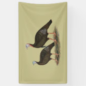 七面鳥の東の野生の組 横断幕 (縦)