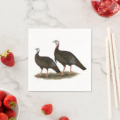 七面鳥の東ワイルドペア スタンダードカクテルナプキン (インサイチュ)
