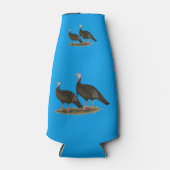 七面鳥の東ワイルドペア ボトルクーラー (正面)