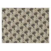 七面鳥の標準的な青銅色のポートレート テーブルクロス (正面(横))