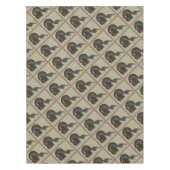 七面鳥の標準的な青銅色のポートレート テーブルクロス (正面)