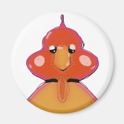 七面鳥の潜伏 マグネット (正面)