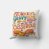 七面鳥の豆とカセ転がロールおもしろい クッション (裏面)