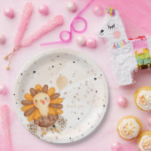 七面鳥の赤ちゃんシャワー感謝祭 ペーパープレート (パーティー)