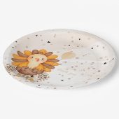 七面鳥の赤ちゃんシャワー感謝祭 ペーパープレート (アングル)