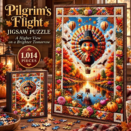 七面鳥の飛行 1,014ピース パズル